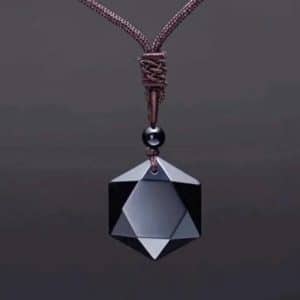 Amulette de Protection Obsidienne
